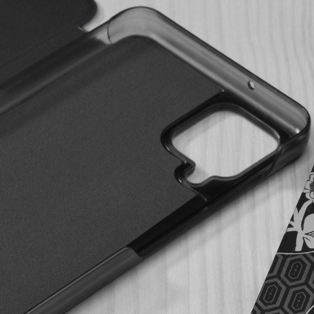 Hoes voor Samsung Galaxy A12 Nacho A127 / A12 A125, Techsuit, eFold, Zwart