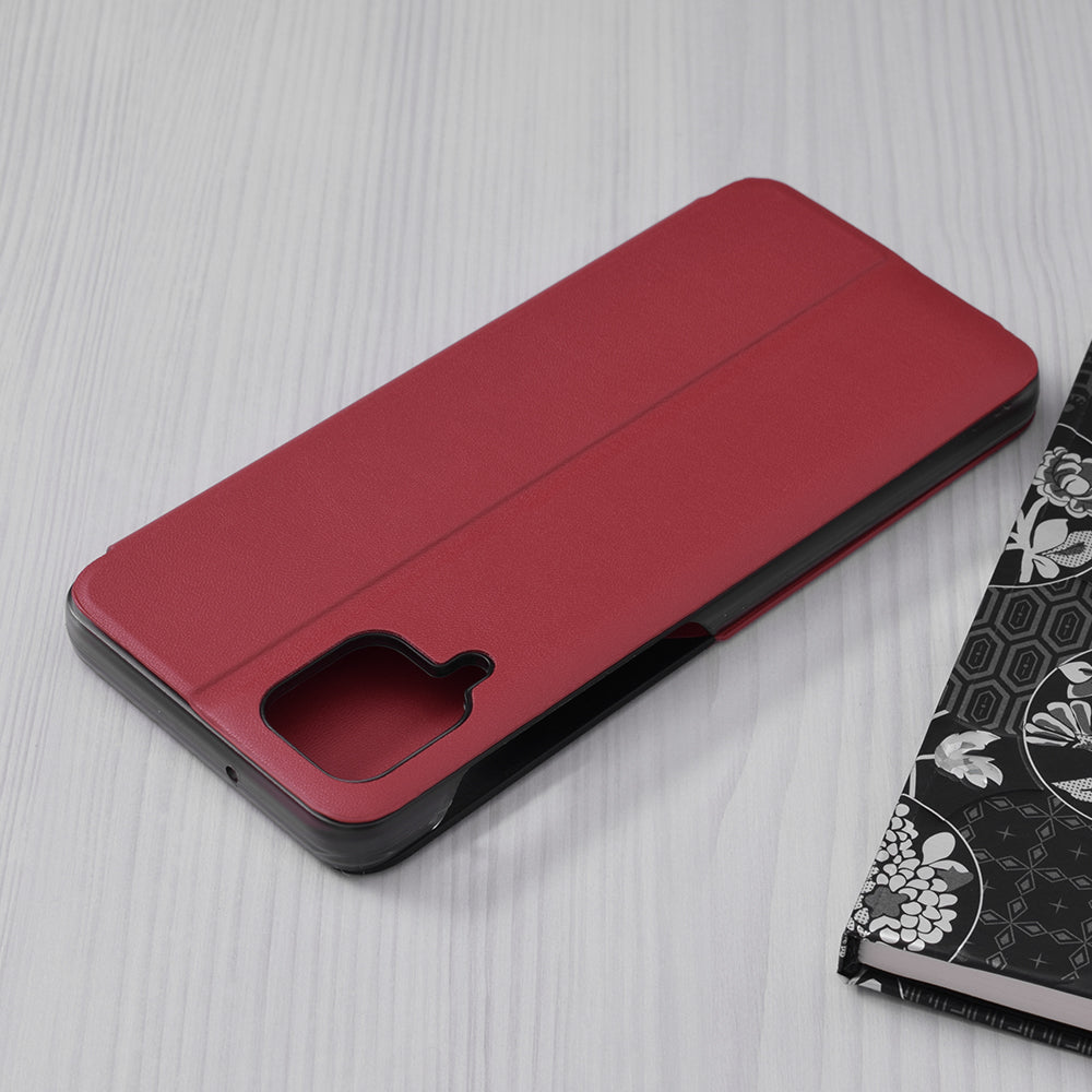 Hoes voor Samsung Galaxy A12 Nacho A127 / A12 A125, Techsuit, eFold, Rood