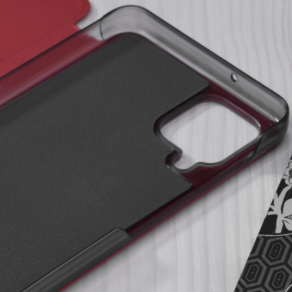 Hoes voor Samsung Galaxy A12 Nacho A127 / A12 A125, Techsuit, eFold, Rood