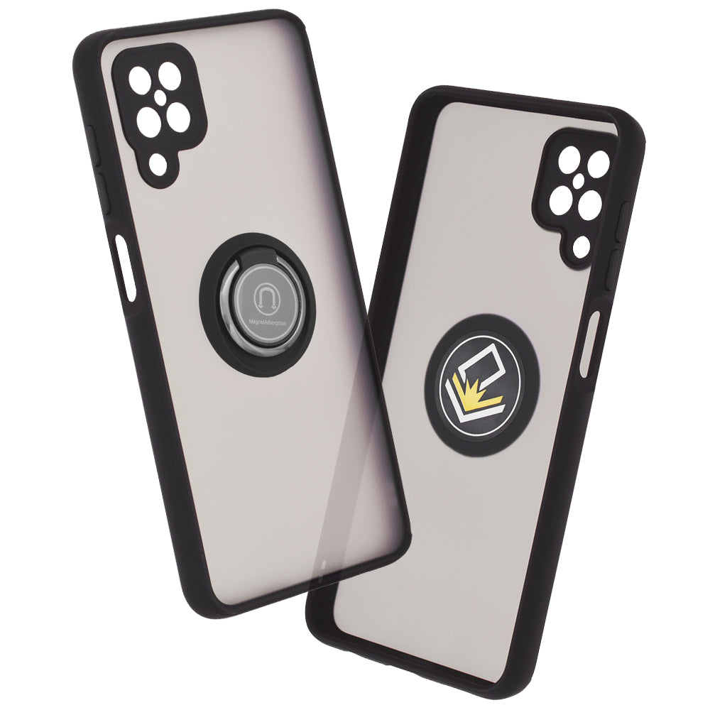 Hoes voor Samsung Galaxy A12 Nacho A127 / A12 A125, Techsuit, Glinth, Zwart