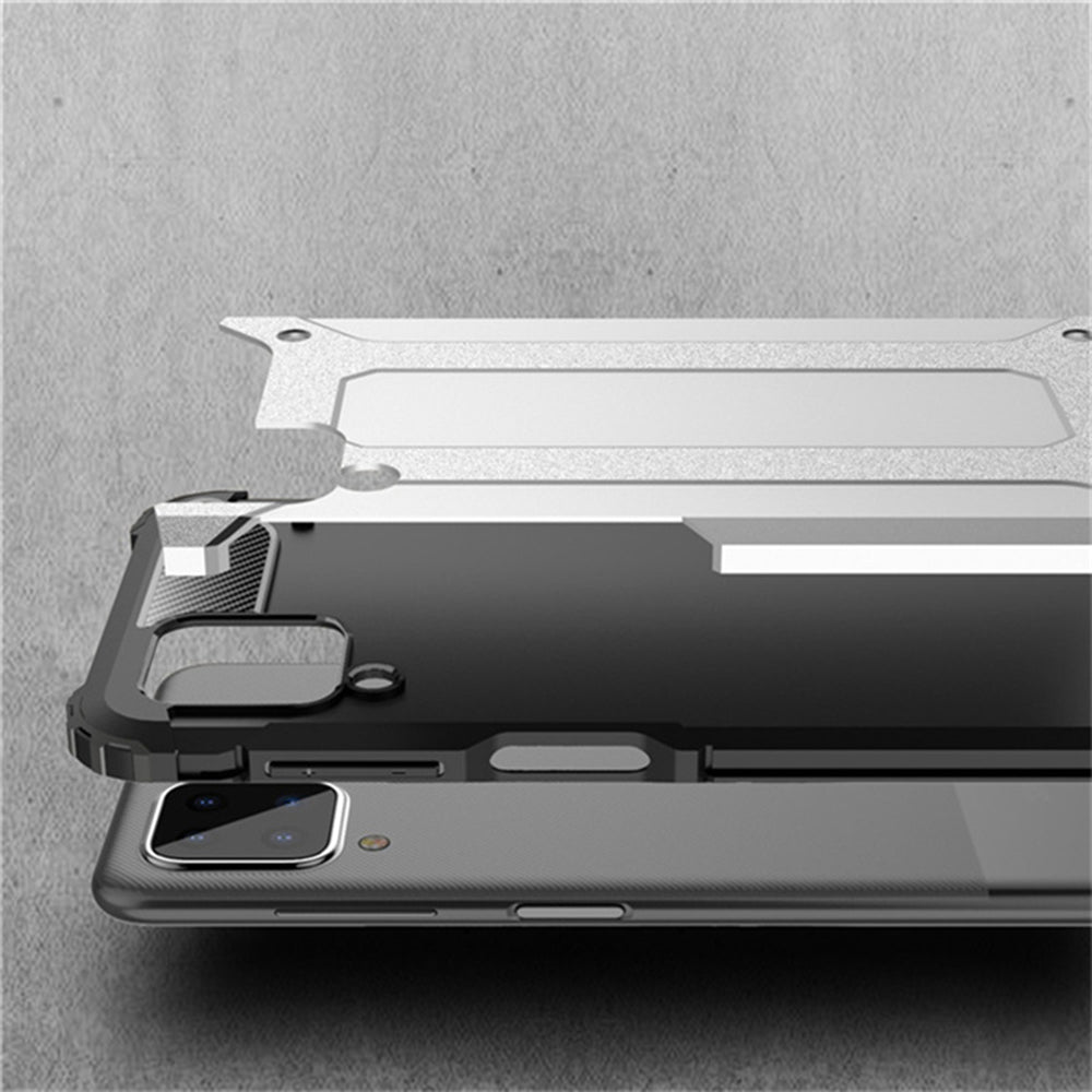 Hoes voor Samsung Galaxy A12 Nacho A127 / A12 A125, Techsuit, Hybrid Armor, Zwart