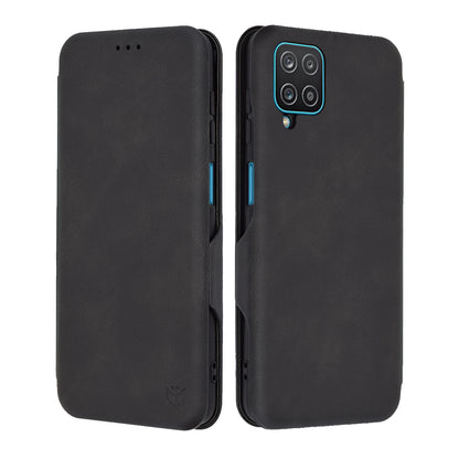 Hoes voor Samsung Galaxy A12 Nacho A127 / A12 A125, Techsuit, Safe Wallet Plus, Zwart