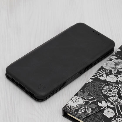 Hoes voor Samsung Galaxy A12 Nacho A127 / A12 A125, Techsuit, Safe Wallet Plus, Zwart