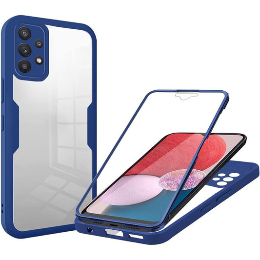 Hoes voor Samsung Galaxy A13 A135, Techsuit, ColorVerse 360, Blauw