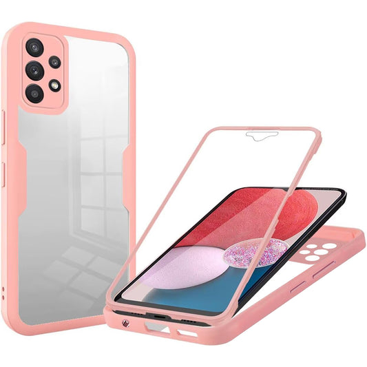 Hoes voor Samsung Galaxy A13 A135, Techsuit, ColorVerse 360, Roze