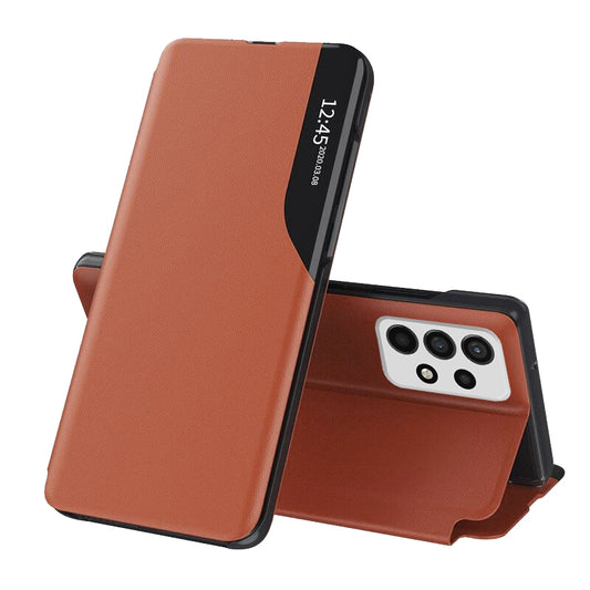 Hoes voor Samsung Galaxy A13 A135, Techsuit, eFold, Oranje