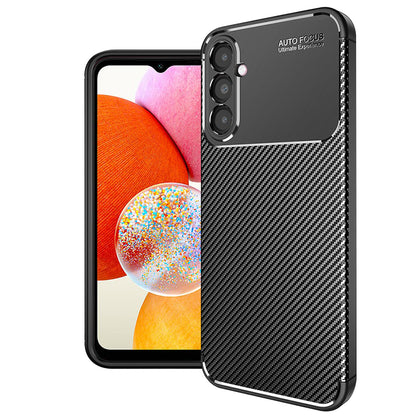 Case for Samsung Galaxy A14 A145 / A14 5G A146, Techsuit, CarbonFiber, Black