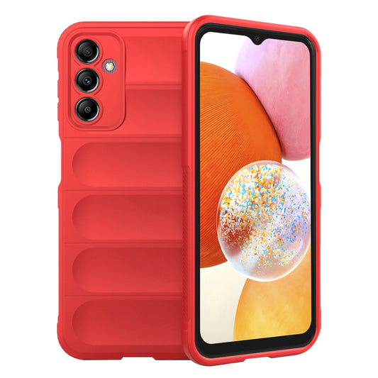 Hoes voor Samsung Galaxy A14 A145 / A14 5G A146, Techsuit, Magic Shield, Rood