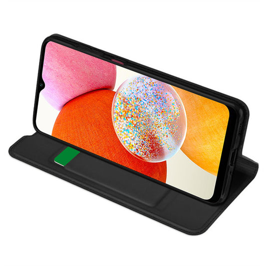 Hoes voor Samsung Galaxy A14 A145 / A14 5G A146, Techsuit, Magskin Book, Zwart
