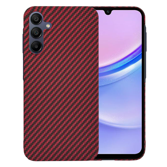 Hoes voor Samsung Galaxy A15 5G A156 / A15 A155, Techsuit, Carbonite FiberShell, Rood
