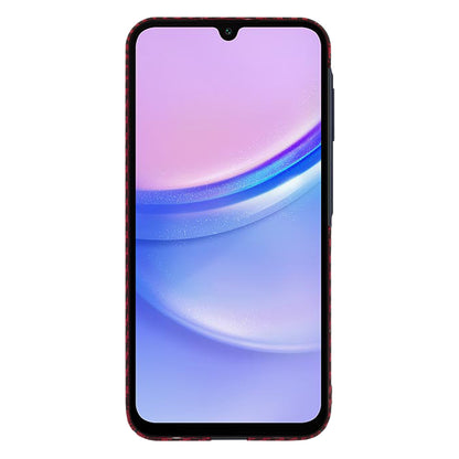 Hoes voor Samsung Galaxy A15 5G A156 / A15 A155, Techsuit, Carbonite FiberShell, Rood