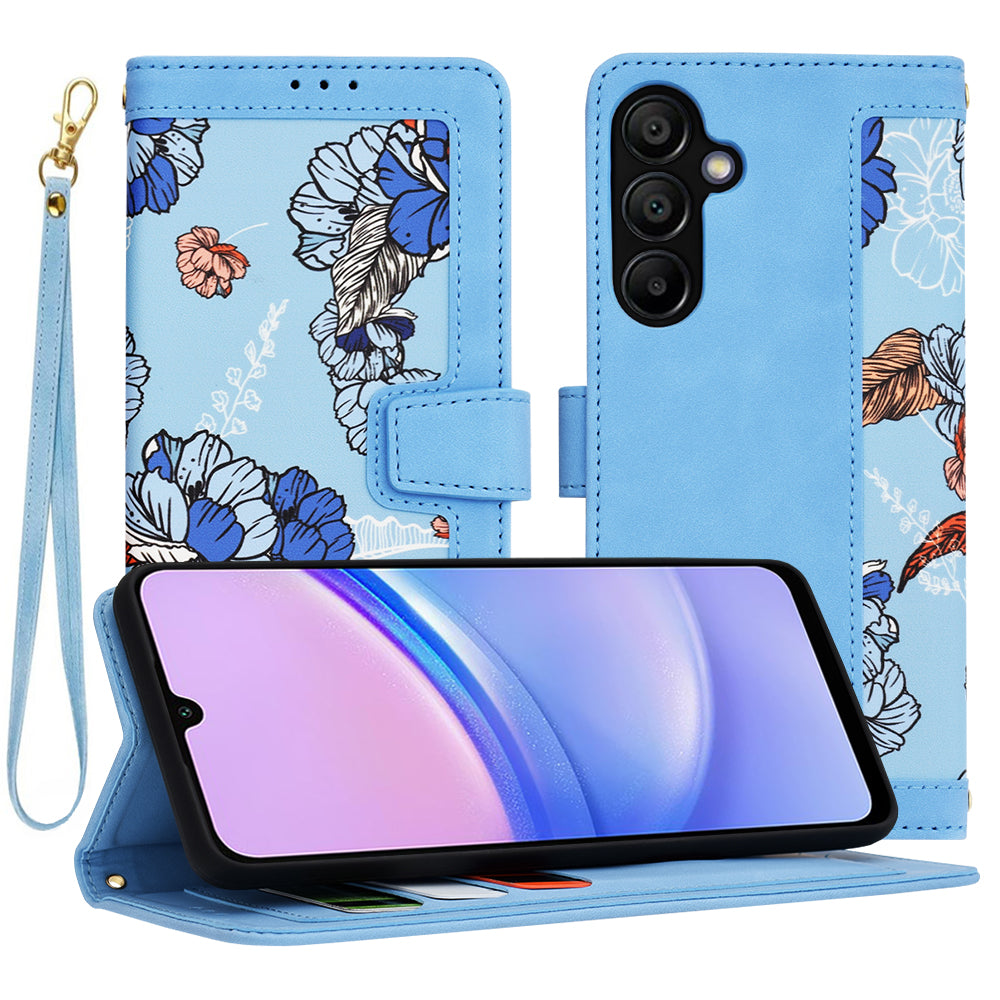 Hoes voor Samsung Galaxy A15 5G A156 / A15 A155, Techsuit, FlipCraft, Blauw