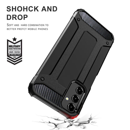 Hoes voor Samsung Galaxy A15 5G A156 / A15 A155, Techsuit, Hybrid Armor, Zwart