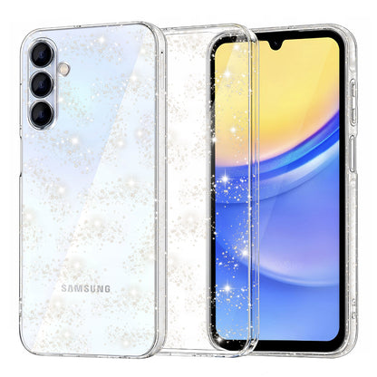 Hoesje voor Samsung Galaxy A15 5G A156 / A15 A155, Techsuit, SparkleSkin, Transparant