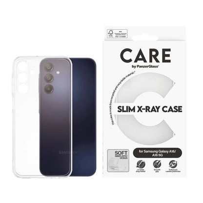 Hoes voor Samsung Galaxy A16 4G A165, PanzerGlass, Modieus, Transparant