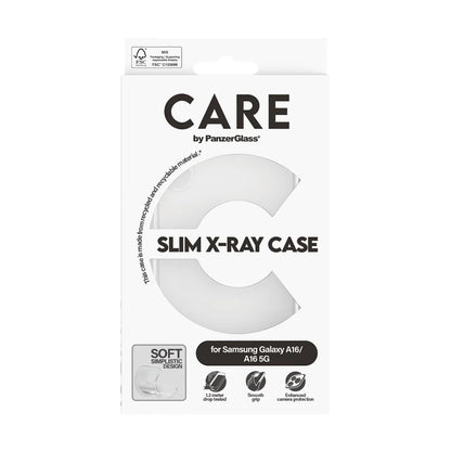 Hoes voor Samsung Galaxy A16 4G A165, PanzerGlass, Modieus, Transparant