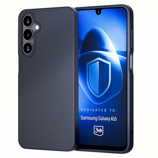 Hoes voor Samsung Galaxy A16 5G A166 / A16 4G A165, 3MK, Mat Zwart