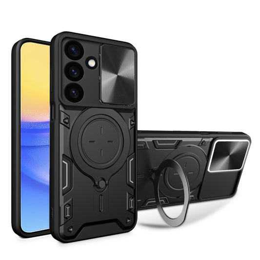 Hoes voor Samsung Galaxy A16 5G A166 / A16 4G A165, Techsuit, CamGuard Pro, Zwart