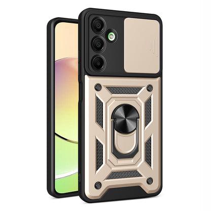 Hoes voor Samsung Galaxy A16 5G A166 / A16 4G A165, Techsuit, CamShield, Goudkleurig