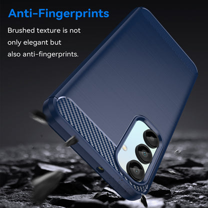 Hoes voor Samsung Galaxy A16 5G A166 / A16 4G A165, Techsuit, Carbon, Blauw