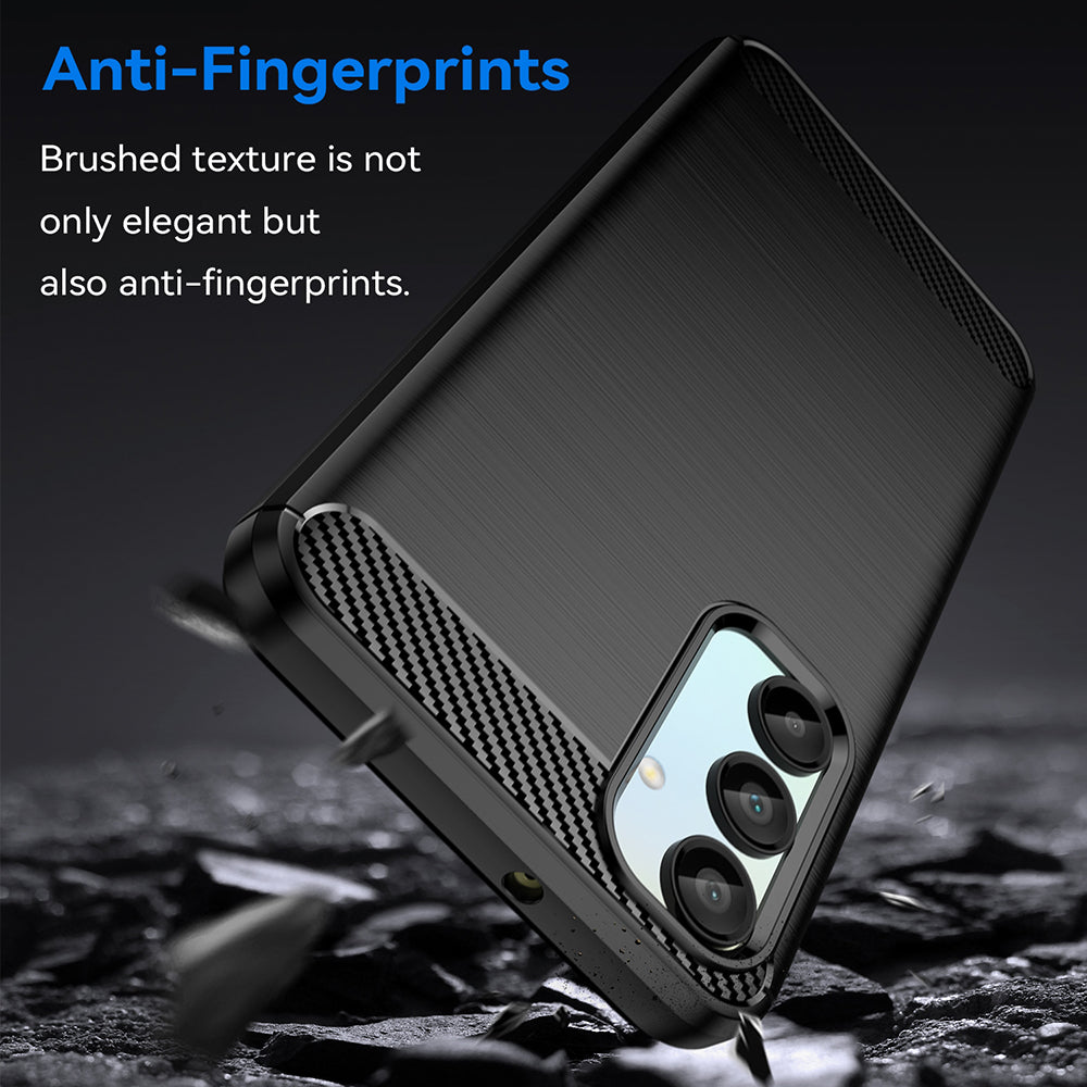 Hoes voor Samsung Galaxy A16 5G A166 / A16 4G A165, Techsuit, Carbon, Zwart