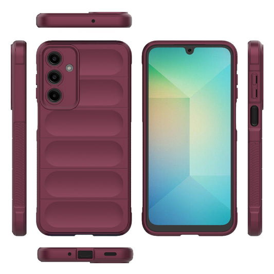 Hoesje voor Samsung Galaxy A16 5G A166 / A16 4G A165, Techsuit, Magic Shield, Wijnrood