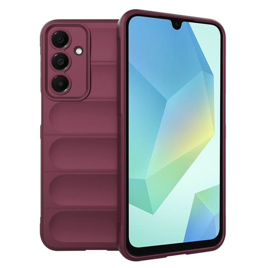 Hoesje voor Samsung Galaxy A16 5G A166 / A16 4G A165, Techsuit, Magic Shield, Wijnrood