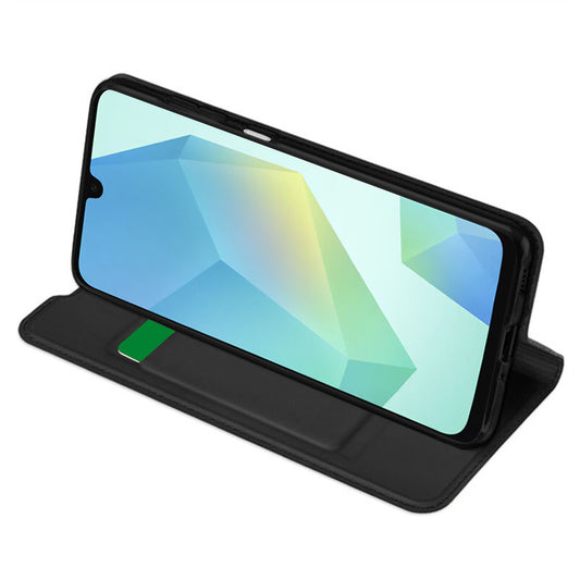 Hoes voor Samsung Galaxy A16 5G A166 / A16 4G A165, Techsuit, Magskin Book, Zwart