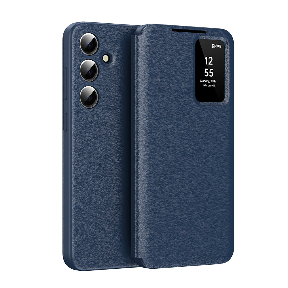 Hoes voor Samsung Galaxy A16 5G A166 / A16 4G A165, Techsuit, SmartView, Blauw