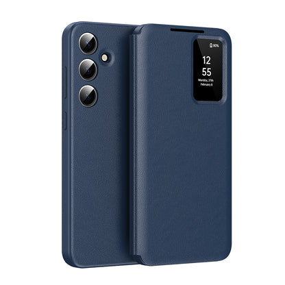 Hoes voor Samsung Galaxy A16 5G A166 / A16 4G A165, Techsuit, SmartView, Blauw