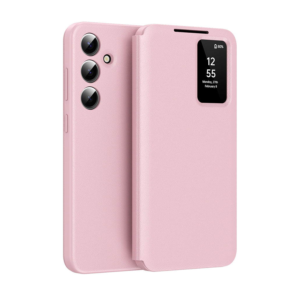 Hoes voor Samsung Galaxy A16 5G A166 / A16 4G A165, Techsuit, SmartView, Roze