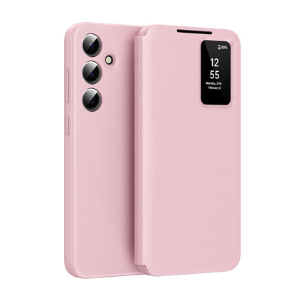 Hoes voor Samsung Galaxy A16 5G A166 / A16 4G A165, Techsuit, SmartView, Roze
