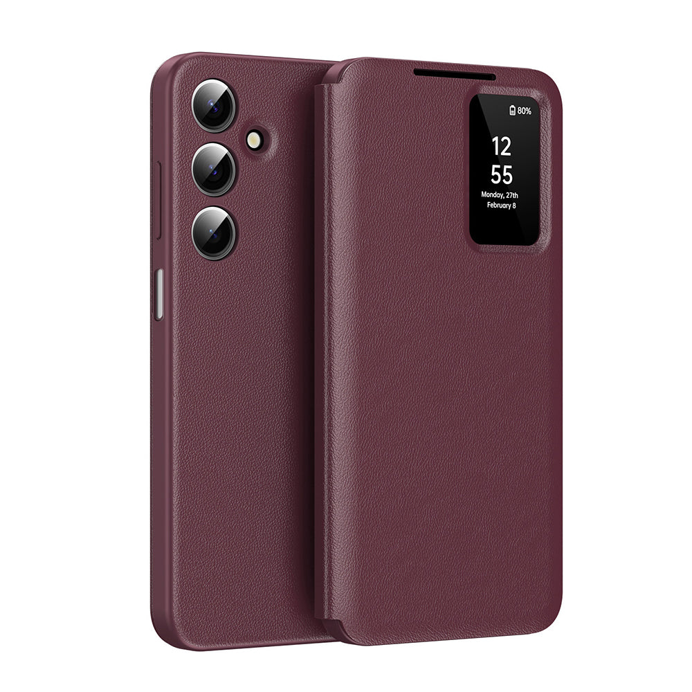 Hoes voor Samsung Galaxy A17 4G / A17 5G / A26 A266, Techsuit, SmartView, Rood