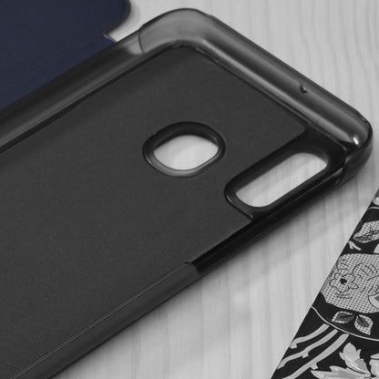 Hoes voor Samsung Galaxy A20e A202, Techsuit, eFold, Donkerblauw