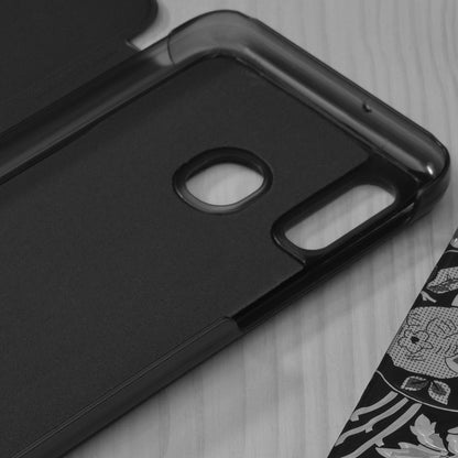 Hoes voor Samsung Galaxy A20e A202, Techsuit, eFold, Zwart