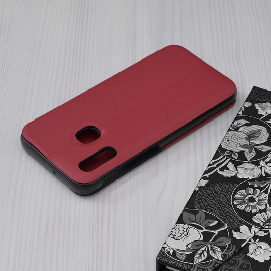Hoes voor Samsung Galaxy A20e A202, Techsuit, eFold, Rood