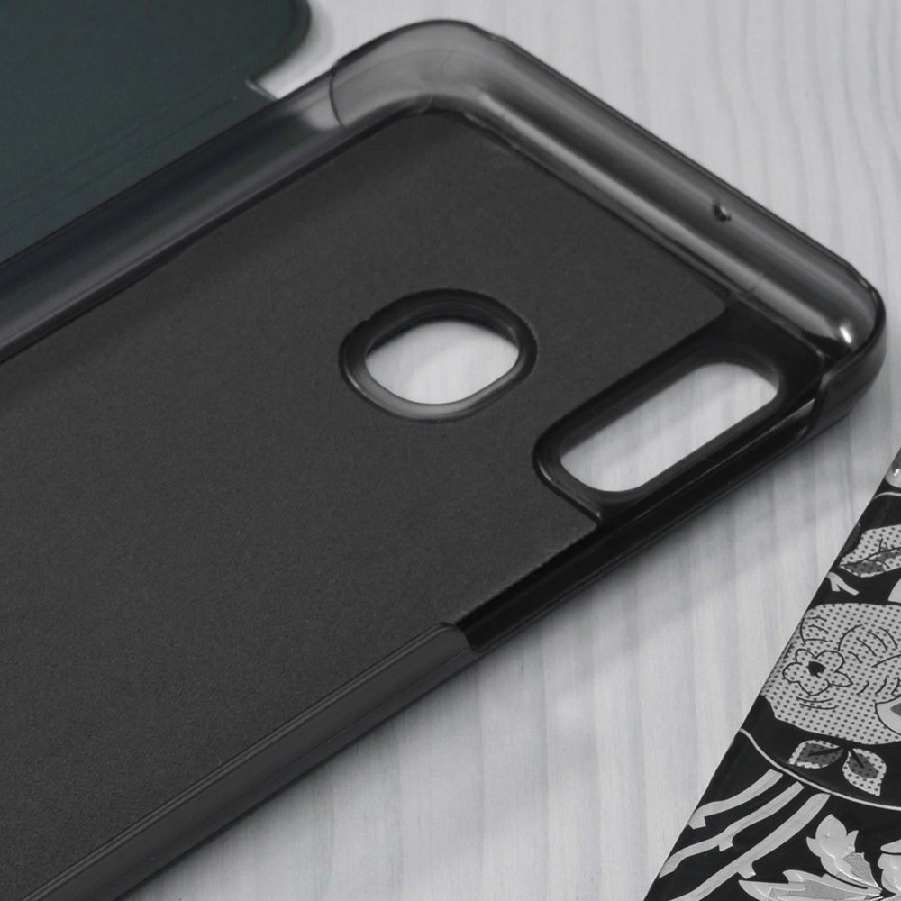 Hoes voor Samsung Galaxy A20e A202, Techsuit, eFold, Groen