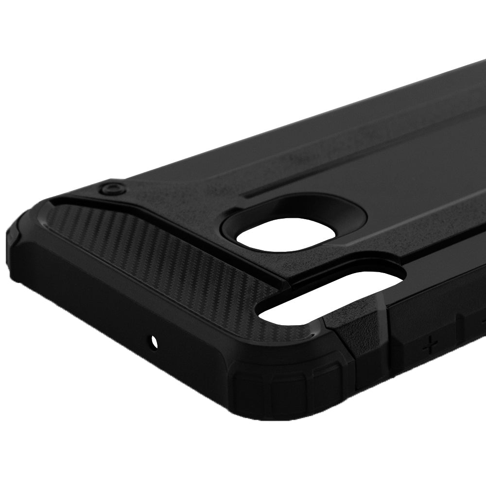 Hoes voor Samsung Galaxy A20e A202, Techsuit, Hybrid Armor, Zwart
