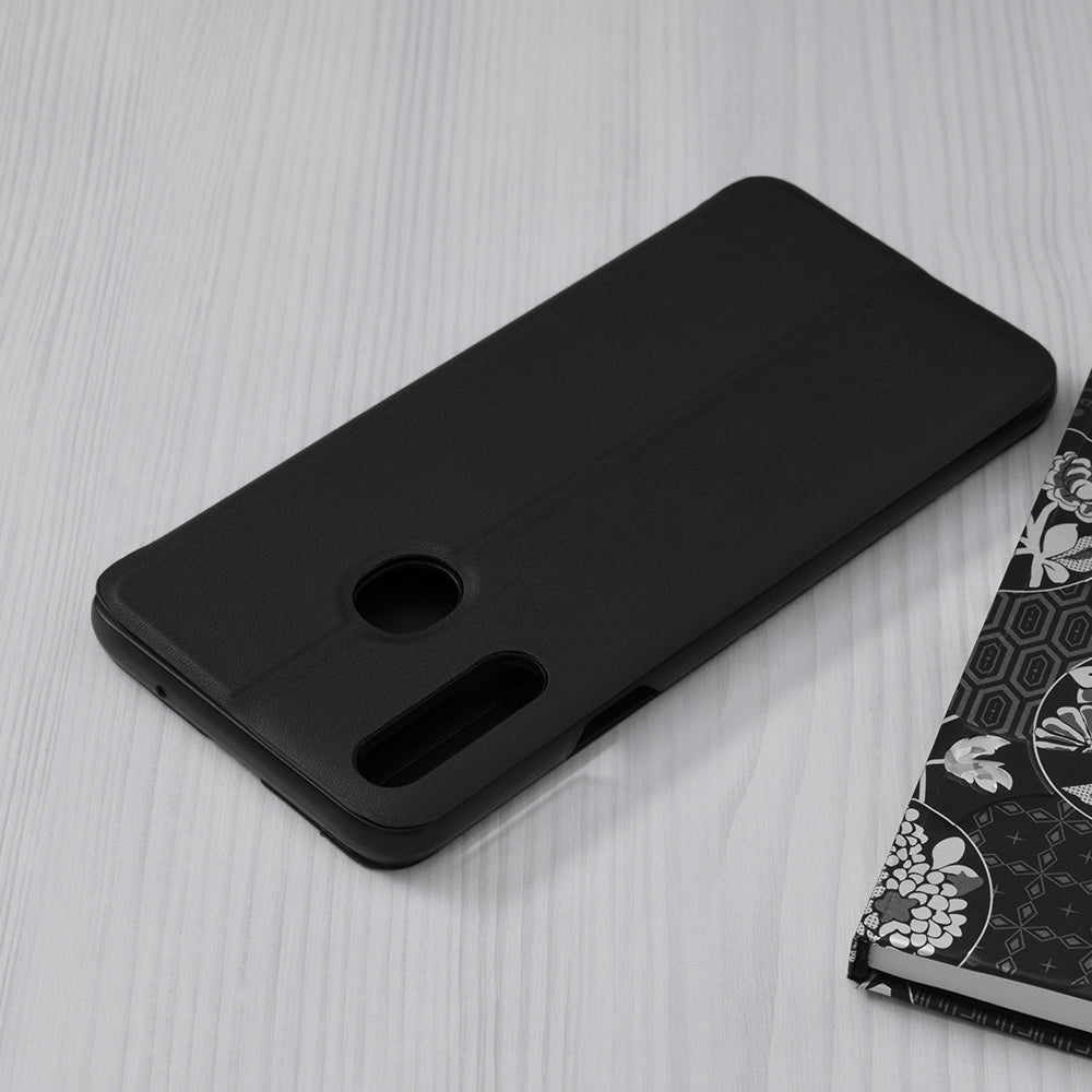 Hoes voor Samsung Galaxy A20s A207, Techsuit, eFold, Zwart