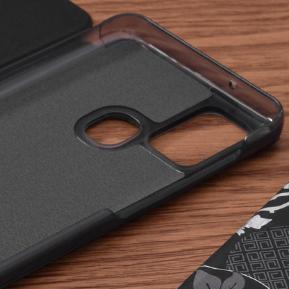 Hoes voor Samsung Galaxy A21s A217, Techsuit, eFold, Zwart