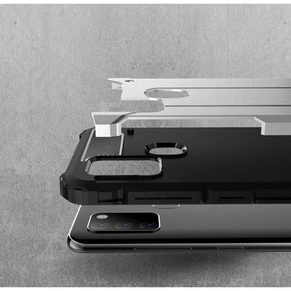 Hoes voor Samsung Galaxy A21s A217, Techsuit, Hybrid Armor, Zwart