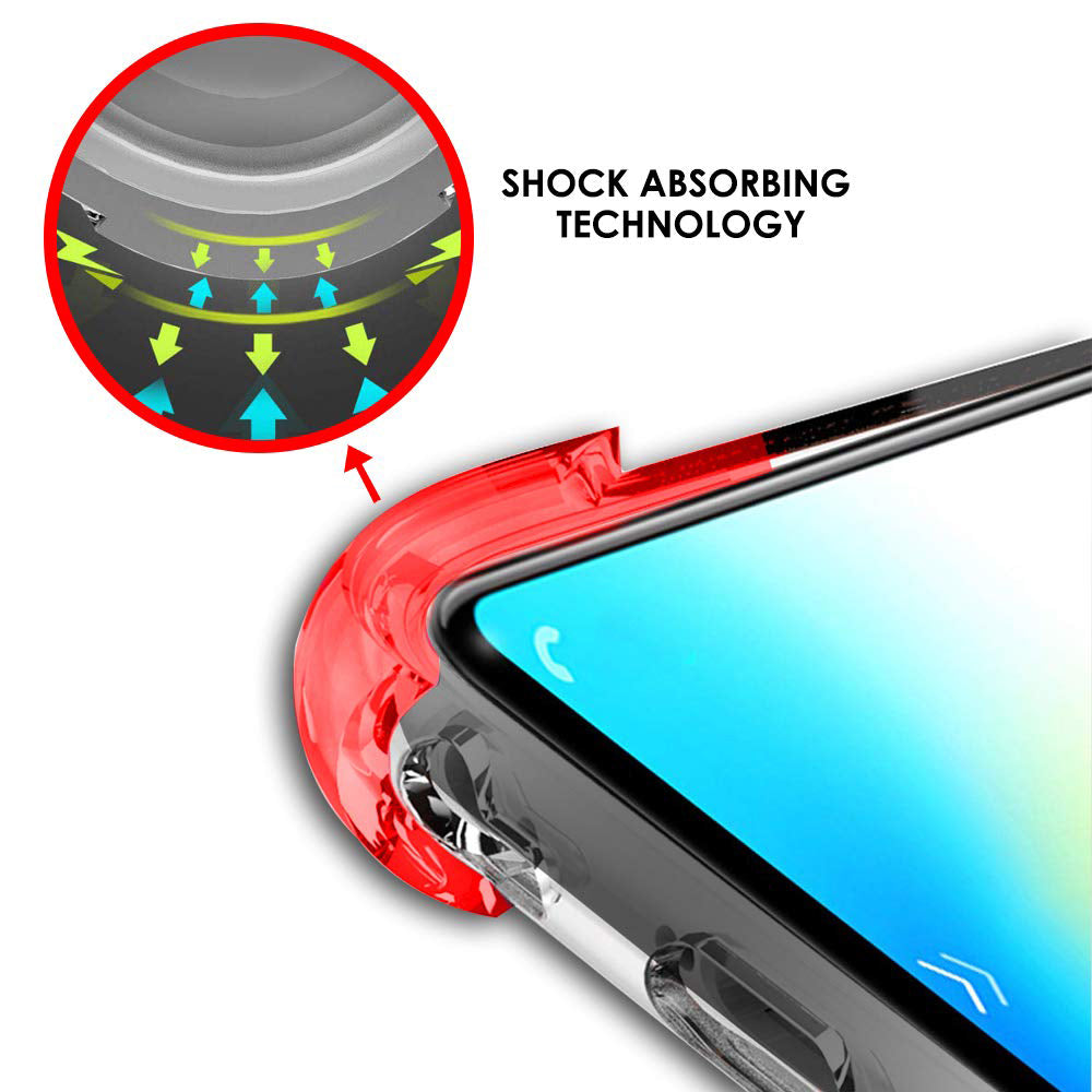 Hoes voor Samsung Galaxy A21s A217, Techsuit, Schokbestendig Helder, Transparant