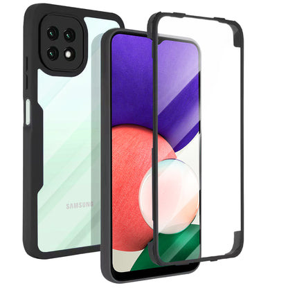 Hoes voor Samsung Galaxy A22 5G A226, Techsuit, ColorVerse 360, Zwart