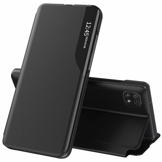 Hoes voor Samsung Galaxy A22 5G A226, Techsuit, eFold, Zwart
