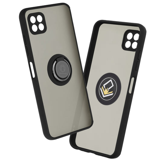 Hoesje voor Samsung Galaxy A22 5G A226, Techsuit, Glinth, Zwart