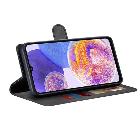 Hoes voor Samsung Galaxy A23 5G A236 / A23 A235, Techsuit, Diary Book, Zwart
