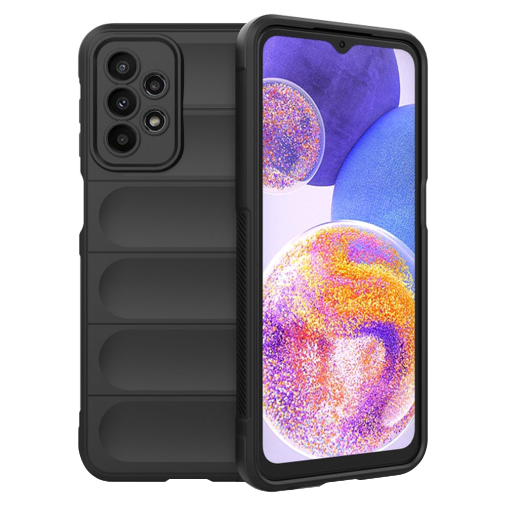 Hoes voor Samsung Galaxy A23 5G A236 / A23 A235, Techsuit, Magic Shield, Zwart