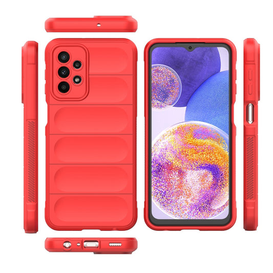 Hoes voor Samsung Galaxy A23 5G A236 / A23 A235, Techsuit, Magic Shield, Zwart