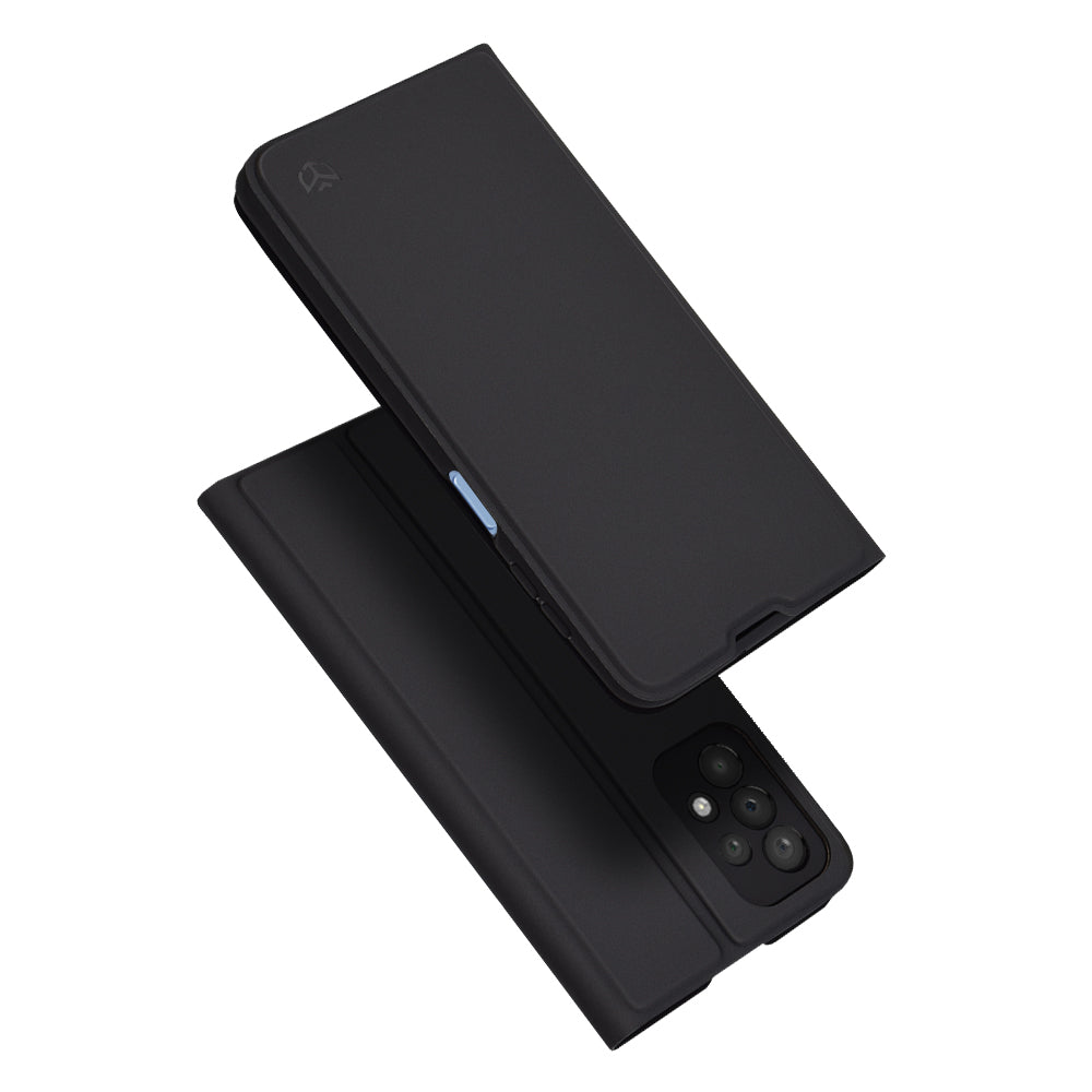 Hoes voor Samsung Galaxy A23 5G A236 / A23 A235, Techsuit, Magskin Book, Zwart