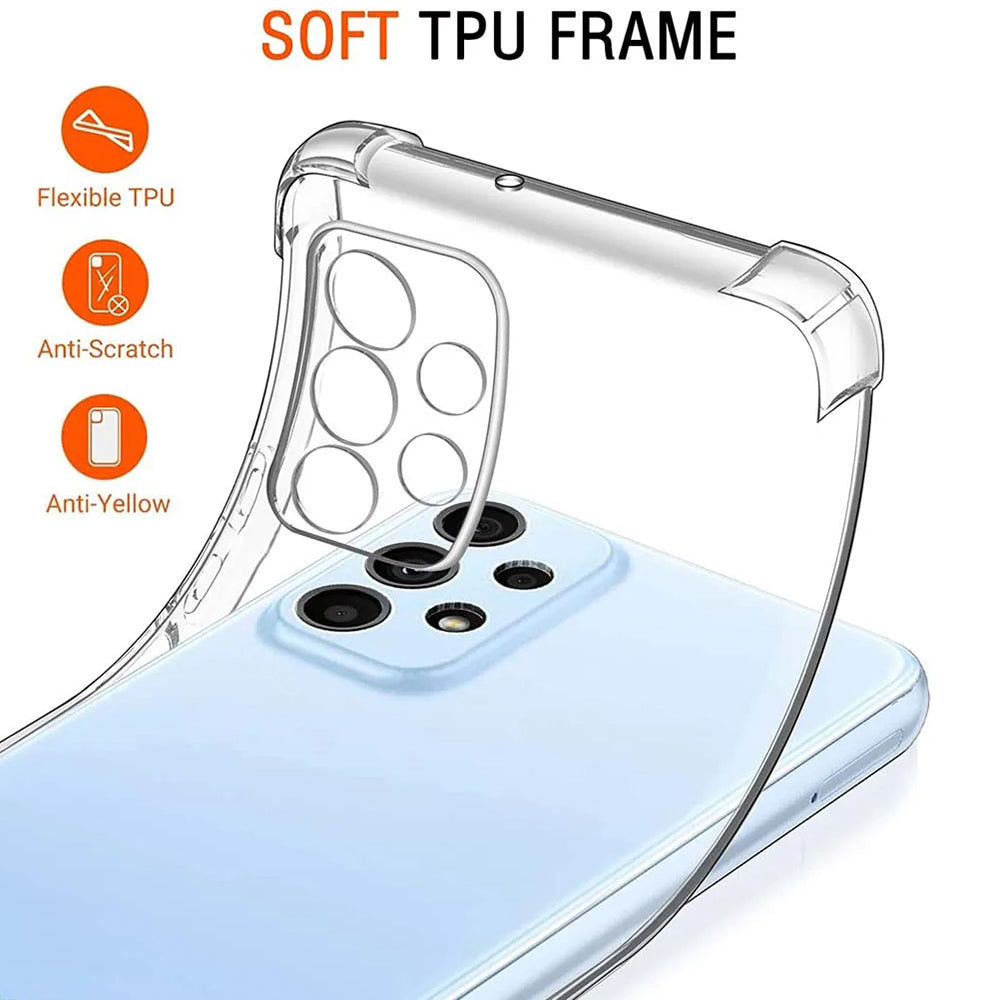 Hoesje voor Samsung Galaxy A23 5G A236 / A23 A235, Techsuit, Schokbestendig Helder, Transparant